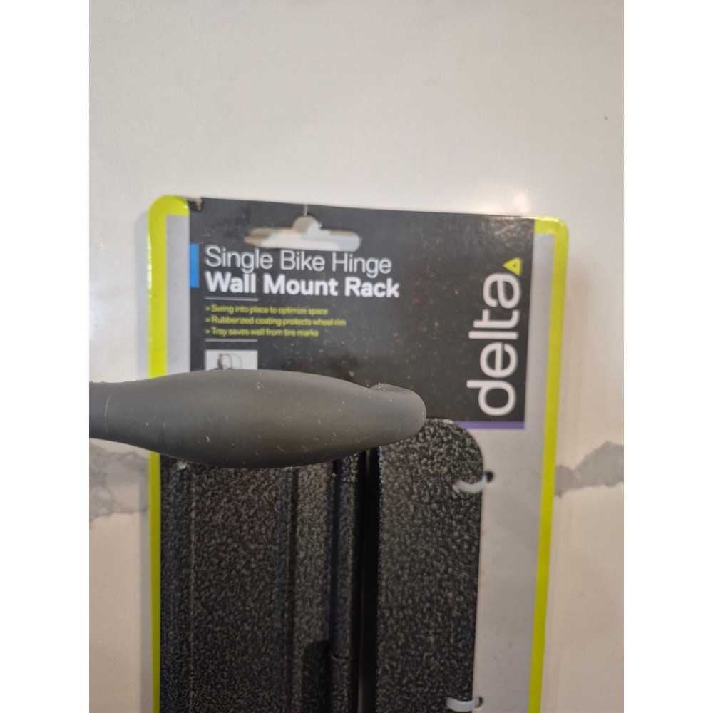 Delta Single Bike Hinge Wall Mount Rack Storage Space Saving - Picture 3 of 6